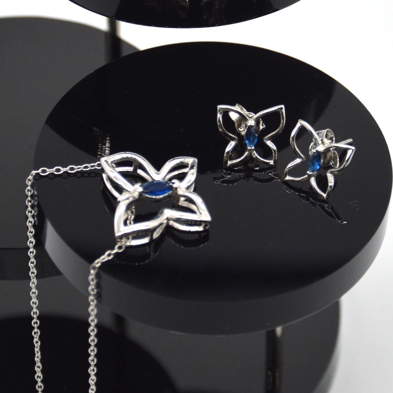 Silverware Silverkorut Fasionhoperrkorus Necklace Earring RFBSLTZ002
